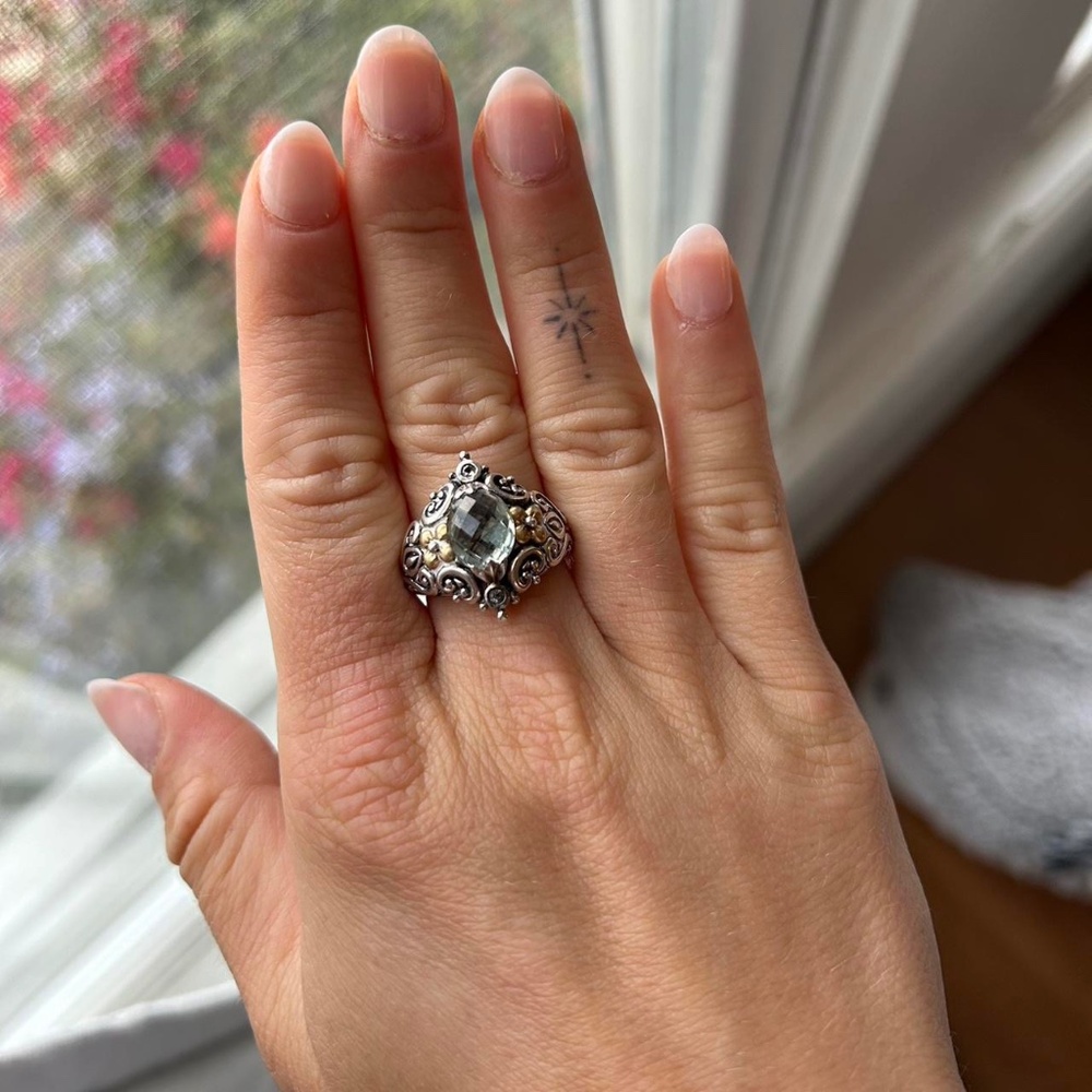 Stunning Topaz Barbara Bixby Vintage Ring